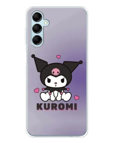 Чехол для Samsung Galaxy M16 с картинкой «Kuromi — фиолетовый арт»