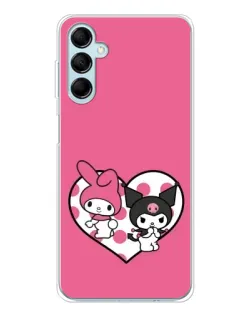 Чехол для Samsung Galaxy M16 с картинкой «Kuromi и My Melody» Чехол для Samsung Galaxy M16 с картинкой «Kuromi и My Melody»