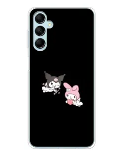 Чехол для Samsung Galaxy M16 с картинкой «My Melody и Kuromi» Чехол для Samsung Galaxy M16 с картинкой «My Melody и Kuromi»