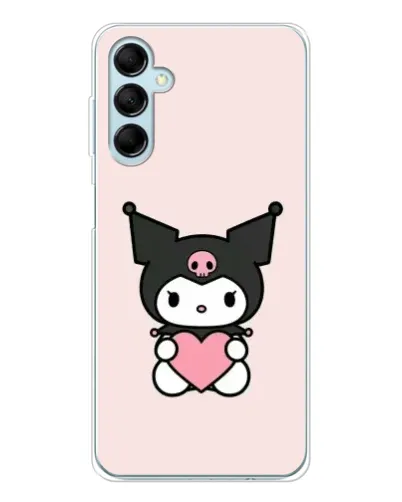 Чехол для Samsung Galaxy M16 с картинкой «Kuromi и сердце»