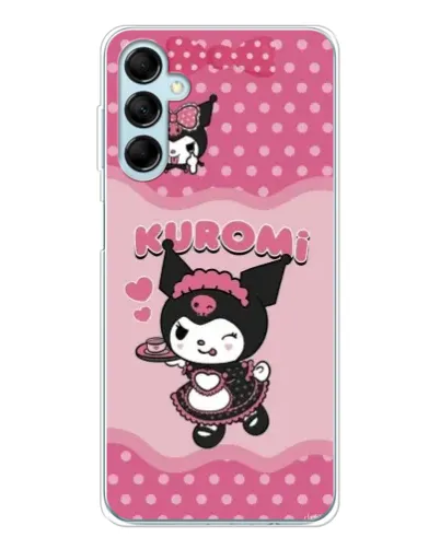 Чехол для Samsung Galaxy M16 с картинкой «Kuromi в очках»