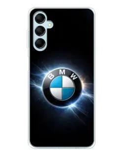 Чехол для Samsung Galaxy M16 с картинкой «BMW — неоновое сияние» Чехол для Samsung Galaxy M16 с картинкой «BMW — неоновое сияние»
