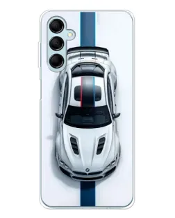 Чехол для Samsung Galaxy M16 с картинкой «Вид сверху — BMW M» Чехол для Samsung Galaxy M16 с картинкой «Вид сверху — BMW M»