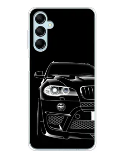 Чехол для Samsung Galaxy M16 с картинкой «Темный силуэт BMW»