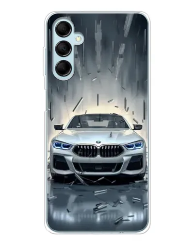 Чехол для Samsung Galaxy M16 с картинкой «BMW в свете фар»