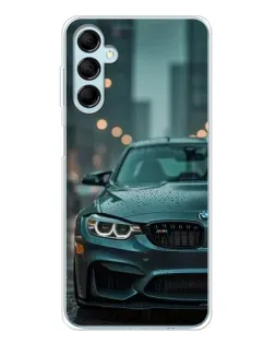 Чехол для Samsung Galaxy M16 с картинкой «BMW в огнях города»