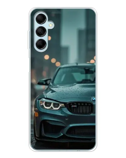 Чехол для Samsung Galaxy M16 с картинкой «BMW в огнях города»