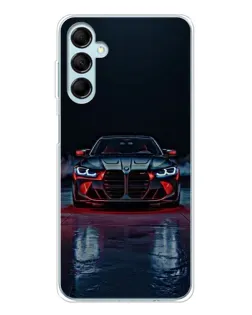 Чехол для Samsung Galaxy M16 с картинкой «BMW на мокрой дороге»