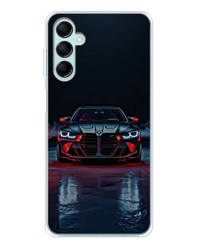 Чехол для Samsung Galaxy M16 с картинкой «BMW на мокрой дороге»
