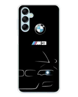 Чехол для Samsung Galaxy M16 с картинкой «Минималистичный принт BMW M3»