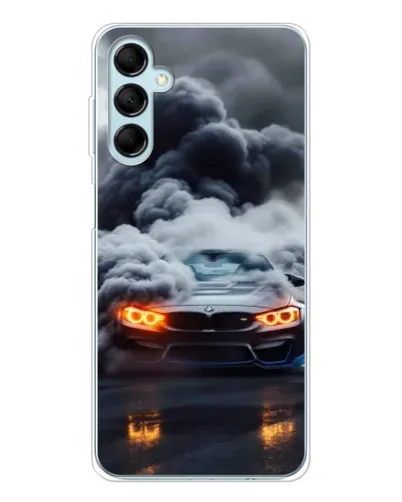 Чехол для Samsung Galaxy M16 с картинкой «BMW в дыму»