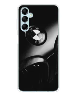 Чехол для Samsung Galaxy M16 с картинкой «Эмблема BMW — макро»