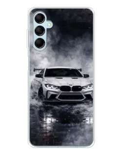 Чехол для Samsung Galaxy M16 с картинкой «BMW сквозь туман»
