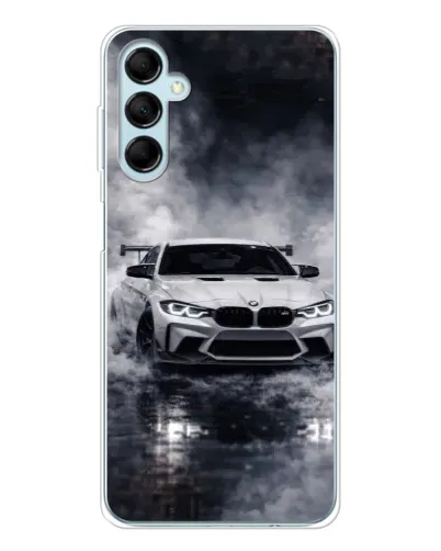 Чехол для Samsung Galaxy M16 с картинкой «BMW сквозь туман»