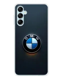 Чехол для Samsung Galaxy M16 с картинкой «Логотип BMW — минимализм»