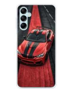 Чехол для Samsung Galaxy M16 с картинкой «BMW на красной дорожке»