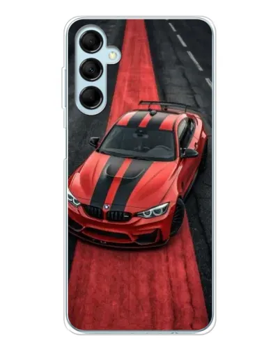 Чехол для Samsung Galaxy M16 с картинкой «BMW на красной дорожке»