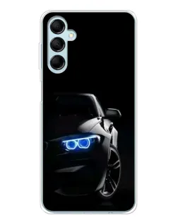 Чехол для Samsung Galaxy M16 с картинкой «BMW — ночной взгляд»