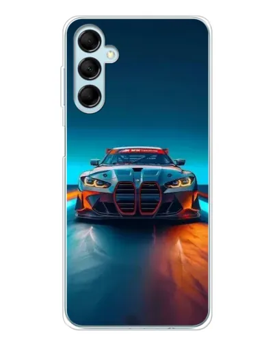 Чехол для Samsung Galaxy M16 с картинкой «BMW — огни неона» Чехол для Samsung Galaxy M16 с картинкой «BMW — огни неона»