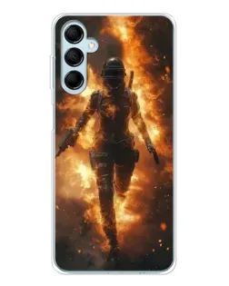 Чехол для Samsung Galaxy M16 с картинкой «BMW — скорость в дожде» Чехол для Samsung Galaxy M16 с картинкой «BMW — скорость в дожде»