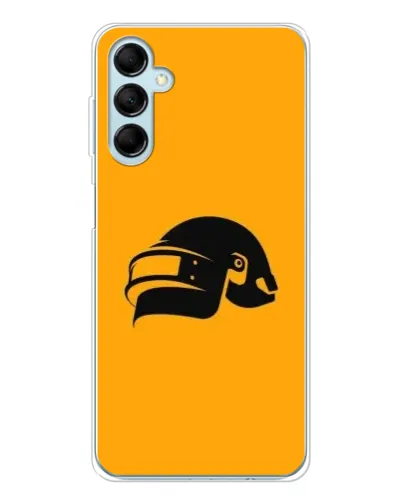 Чехол для Samsung Galaxy M16 с картинкой «PUBG — золотой шлем»