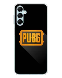 Чехол для Samsung Galaxy M16 с картинкой «PUBG — рамка лого»