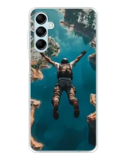 Чехол для Samsung Galaxy M16 с картинкой «PUBG — свободное падение»