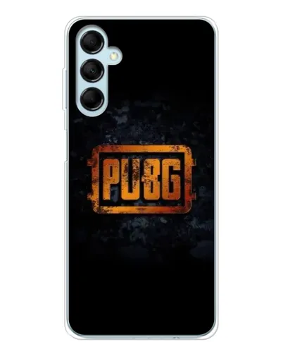 Чехол для Samsung Galaxy M16 с картинкой «PUBG — золотой логотип»