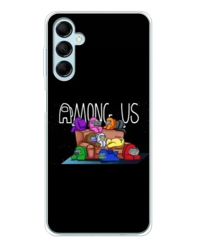 Чехол для Samsung Galaxy M16 с картинкой «Логотип Among Us»