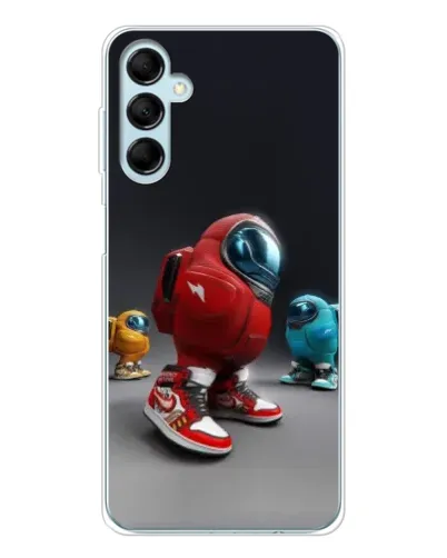 Чехол для Samsung Galaxy M16 с картинкой «Among Us — 3D стиль»