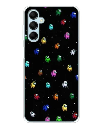 Чехол для Samsung Galaxy M16 с картинкой «Экипаж Among Us»