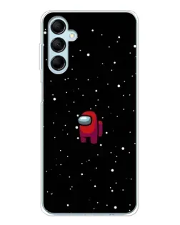 Чехол для Samsung Galaxy M16 с картинкой «Красный Among Us»