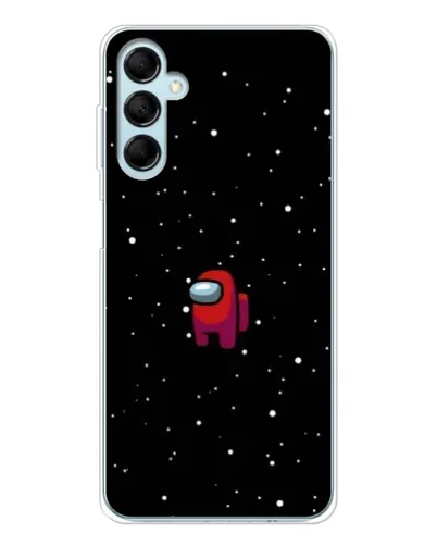 Чехол для Samsung Galaxy M16 с картинкой «Красный Among Us»