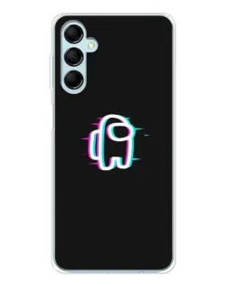 Чехол для Samsung Galaxy M16 с картинкой «Among Us неон»
