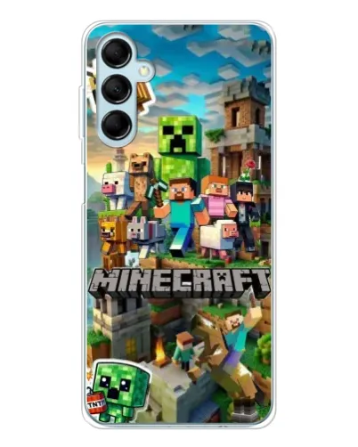 Чехол для Samsung Galaxy M16 с картинкой «Замок Minecraft» Чехол для Samsung Galaxy M16 с картинкой «Замок Minecraft»