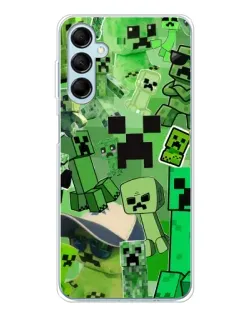 Чехол для Samsung Galaxy M16 с картинкой «Криперы Minecraft» Чехол для Samsung Galaxy M16 с картинкой «Криперы Minecraft»