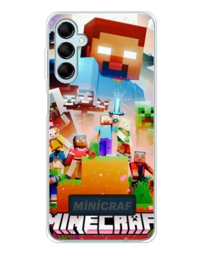 Чехол для Samsung Galaxy M16 с картинкой «Minecraft герои игры» Чехол для Samsung Galaxy M16 с картинкой «Minecraft герои игры»
