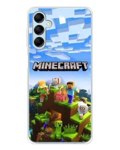 Чехол для Samsung Galaxy M16 с картинкой «Minecraft классический мир» Чехол для Samsung Galaxy M16 с картинкой «Minecraft классический мир»