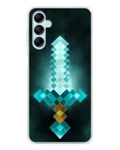 Чехол для Samsung Galaxy M16 с картинкой «Алмазный меч неон» Чехол для Samsung Galaxy M16 с картинкой «Алмазный меч неон»