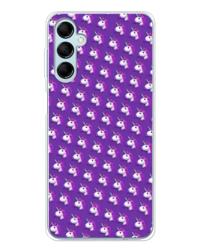Чехол для Samsung Galaxy M16 с картинкой «Единороги на фиолетовом» Чехол для Samsung Galaxy M16 с картинкой «Единороги на фиолетовом»