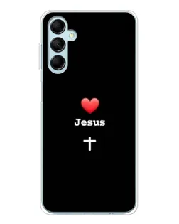 Чехол для Samsung Galaxy M16 с картинкой «Сердце - Jesus» Чехол для Samsung Galaxy M16 с картинкой «Сердце - Jesus»