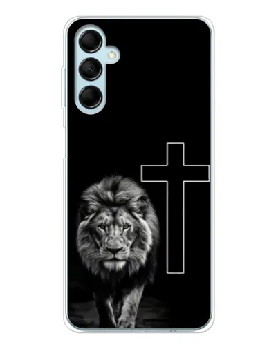 Чехол для Samsung Galaxy M16 с картинкой «Лев и Крест» Чехол для Samsung Galaxy M16 с картинкой «Лев и Крест»