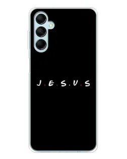 Чехол для Samsung Galaxy M16 с картинкой «Точки веры J.E.S.U.S.»
