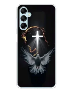 Чехол для Samsung Galaxy M16 с картинкой «Голубь и Свет»
