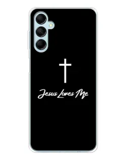 Чехол для Samsung Galaxy M16 с картинкой «Иисус любит тебя»