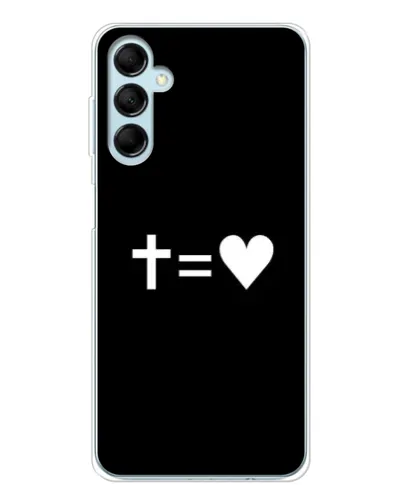 Чехол для Samsung Galaxy M16 с картинкой «Крест и Сердце» Чехол для Samsung Galaxy M16 с картинкой «Крест и Сердце»