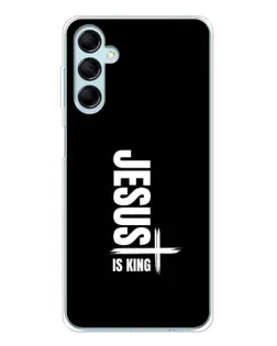 Чехол для Samsung Galaxy M16 с картинкой «Вертикаль веры Jesus»
