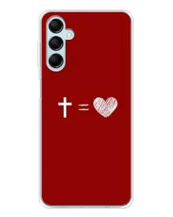 Чехол для Samsung Galaxy M16 с картинкой «Уравнение любви»