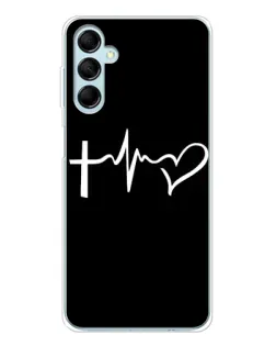 Чехол для Samsung Galaxy M16 с картинкой «Пульс веры»
