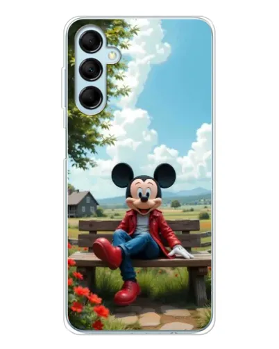 Чехол для Samsung Galaxy M16 с картинкой «Микки на скамейке» Чехол для Samsung Galaxy M16 с картинкой «Микки на скамейке»